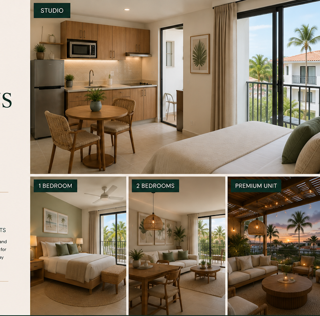 Vacation rental interior in the Dominican Republic