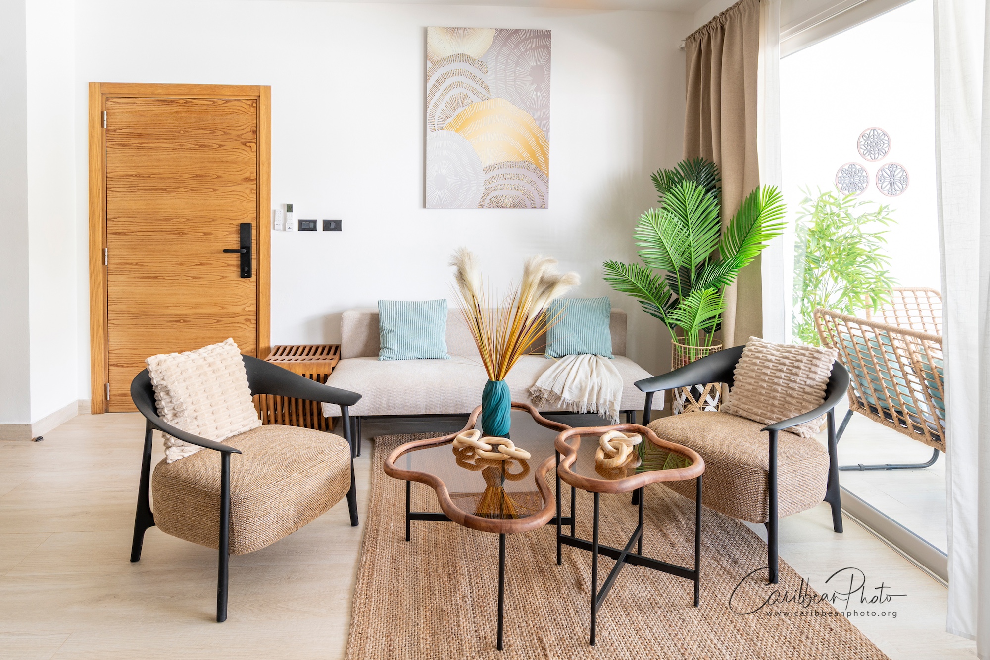 Estrella Garden One Bedroom in Dominicus - living area - Home Now Design