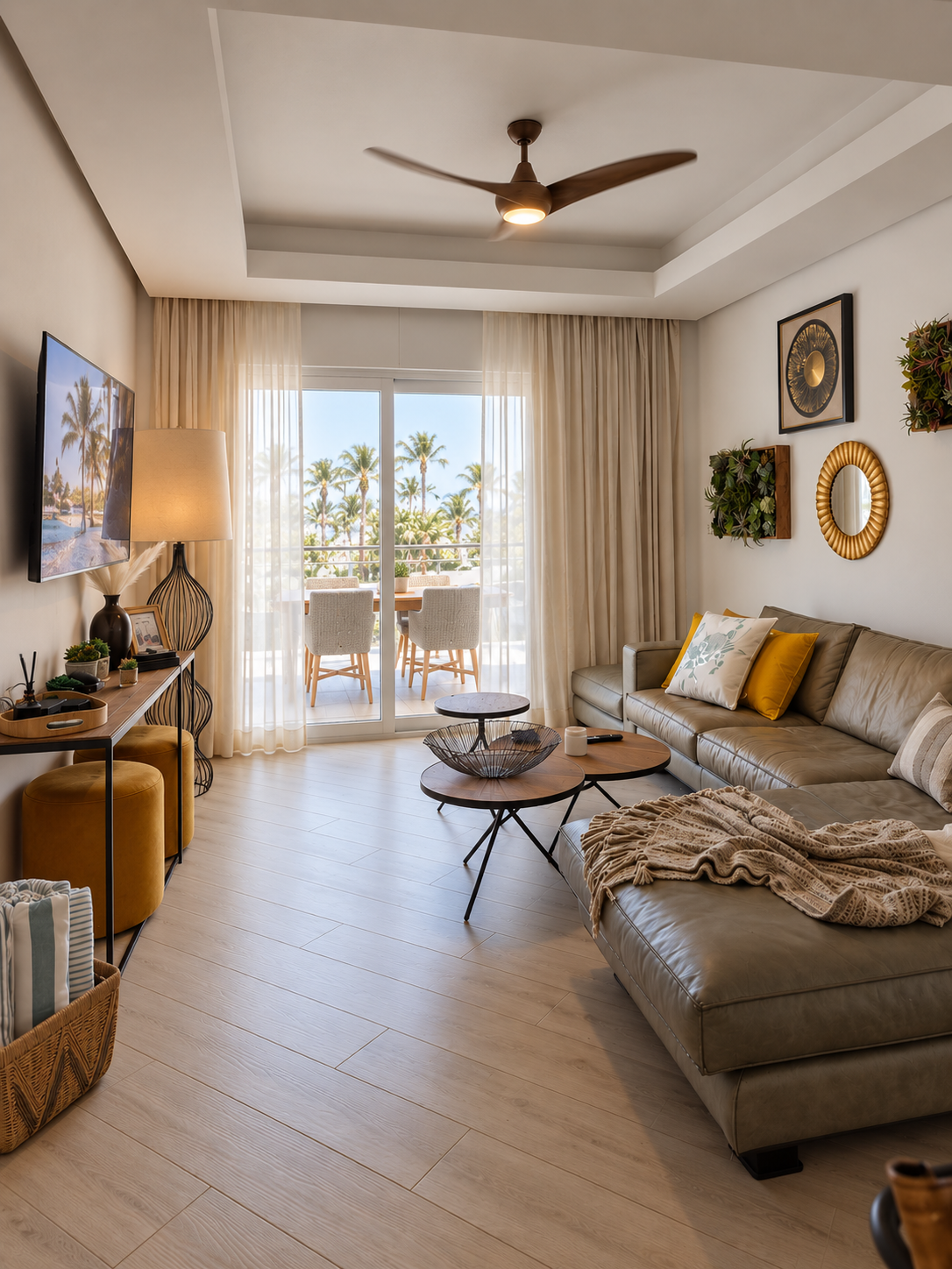 Punta Cana Apartment Final Styling - Home Now Design